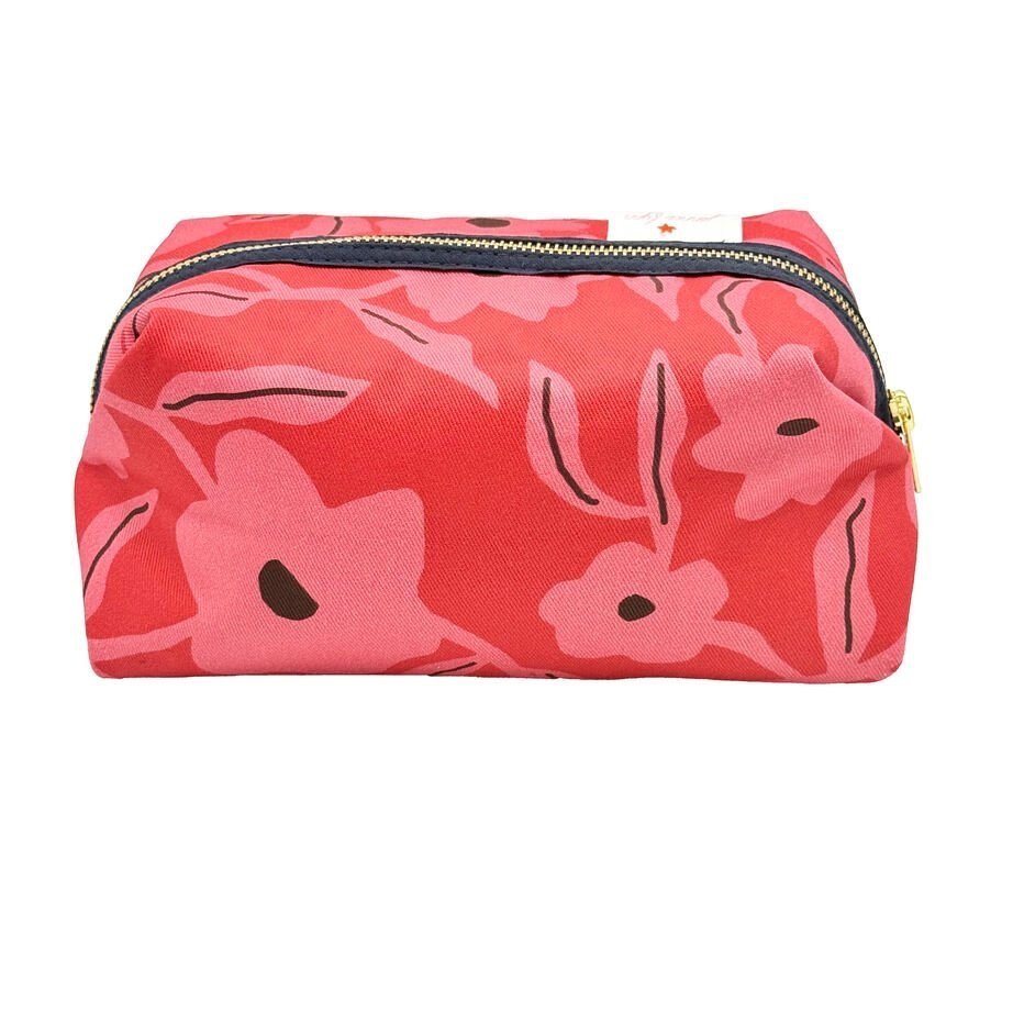 Kyoto Pink Large Makeup Bag Made in the UK by Jennie Fynn