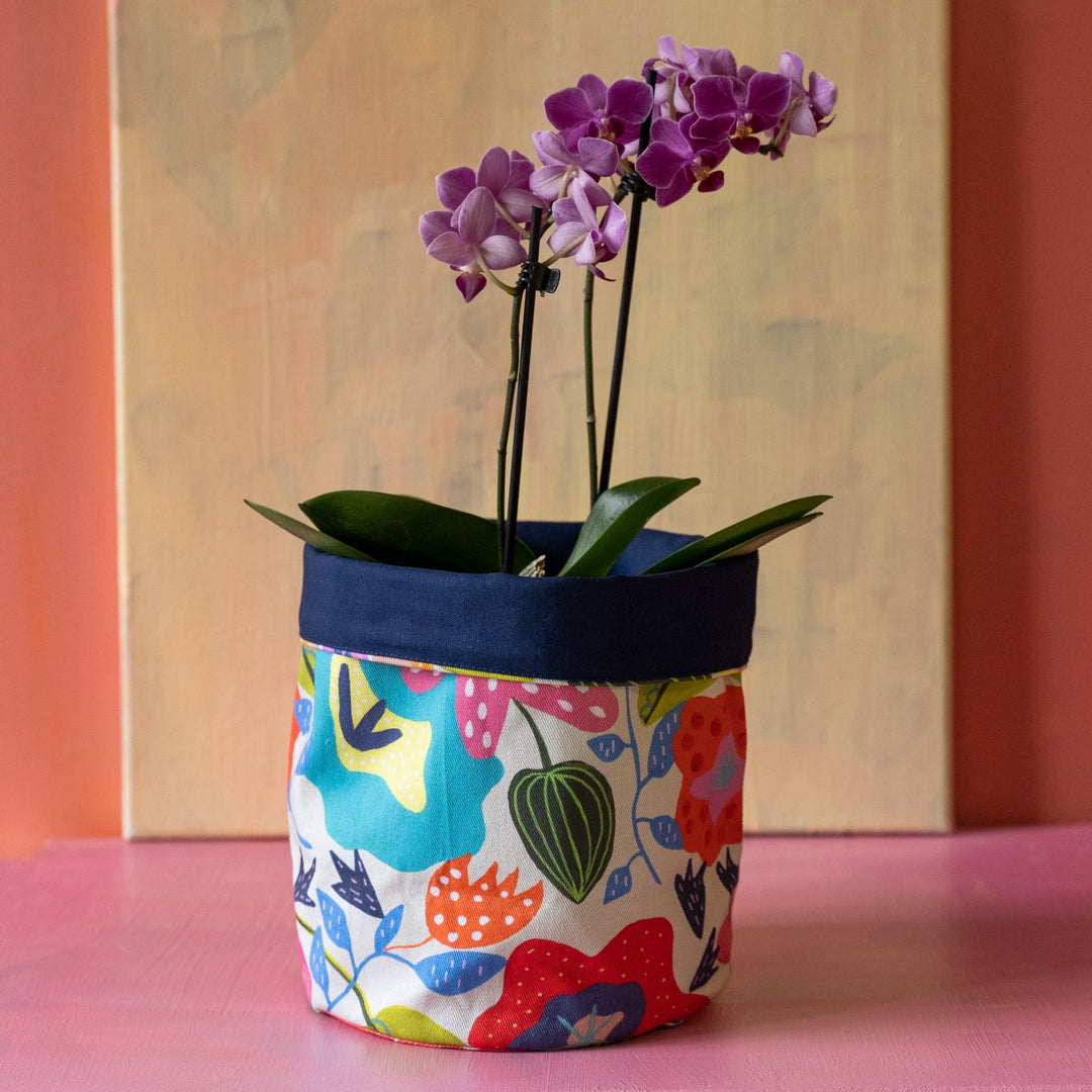 Midsummer fabric storage basket