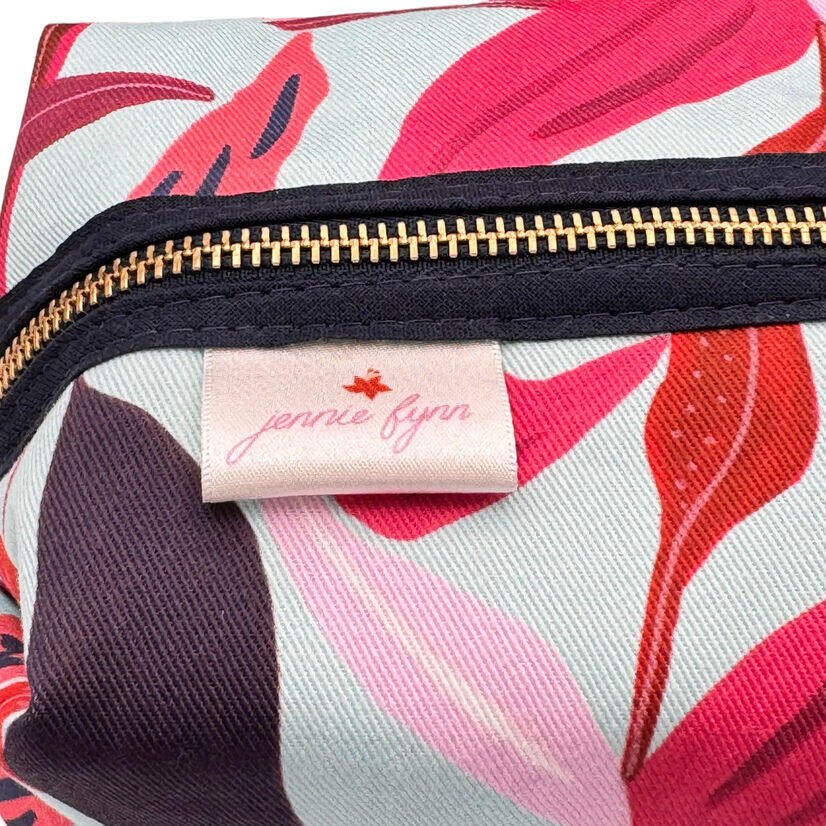 NEW Palm Lily Large Makeup Bag