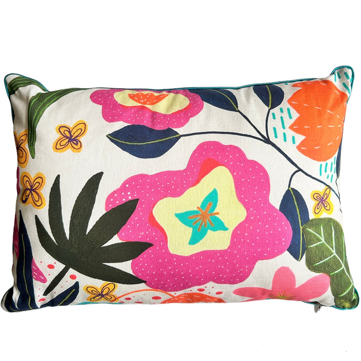 Indian Summer Pink cushion-as seen on BBC One 'Make It At Market'