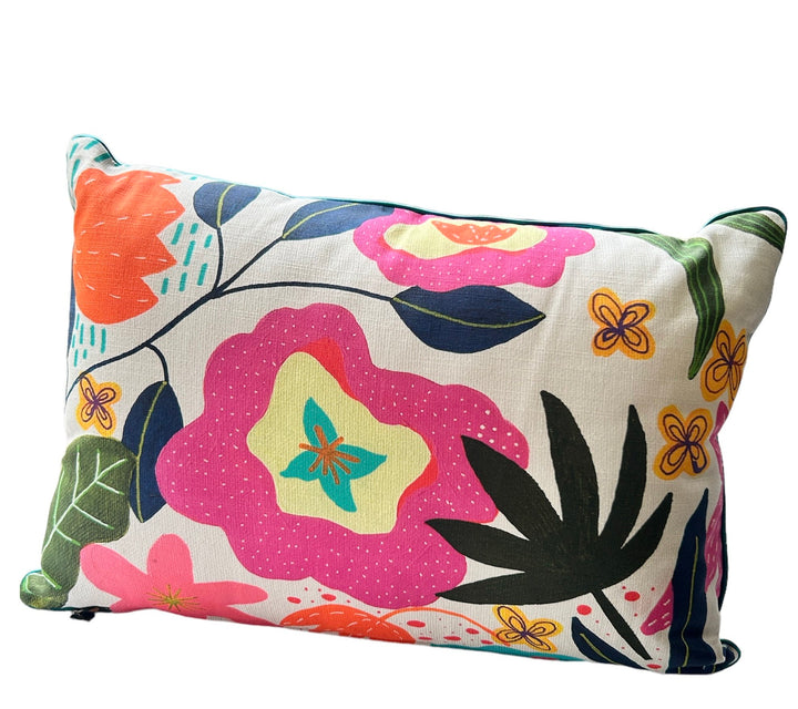 Indian Summer Pink cushion-as seen on BBC One 'Make It At Market'