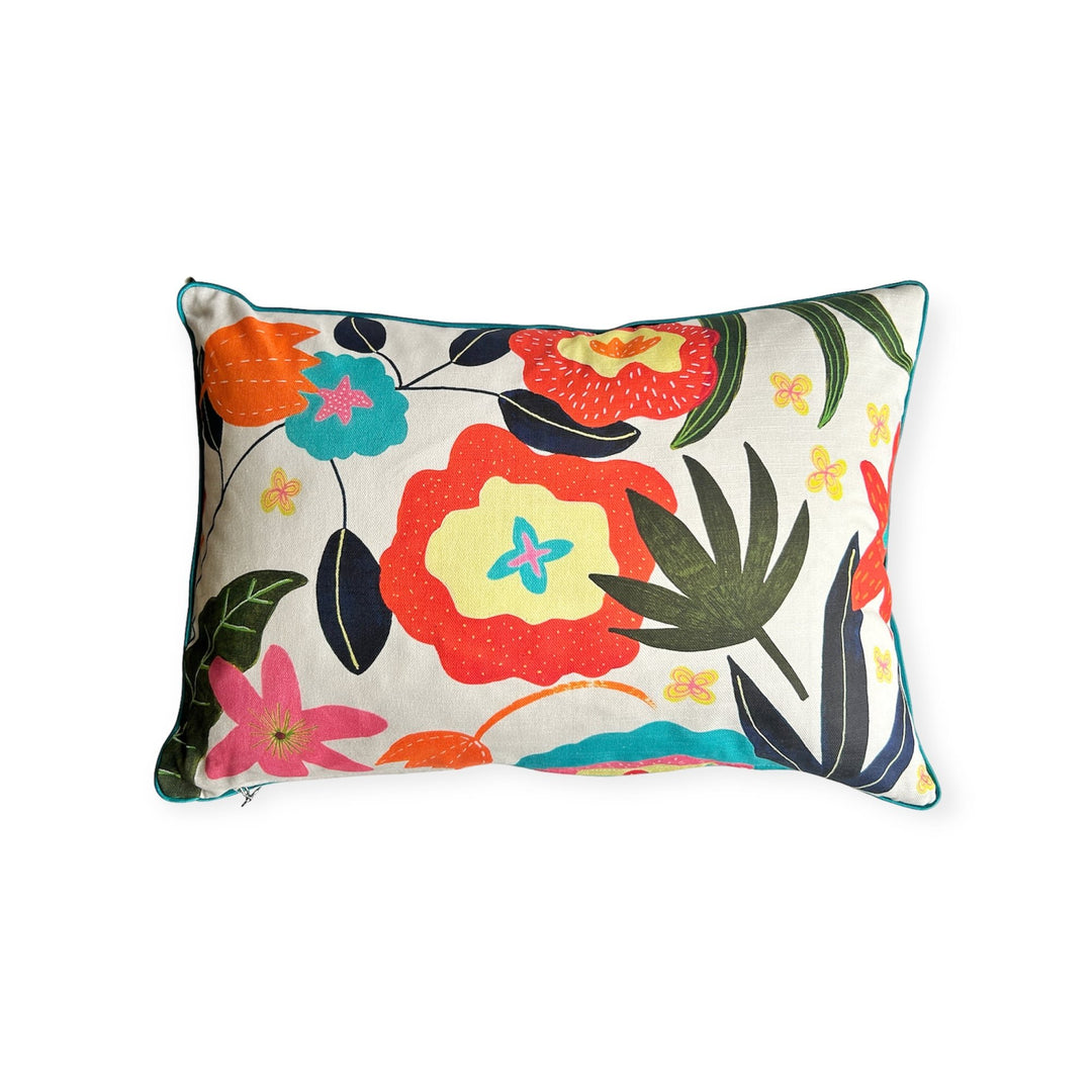 Indian Summer Tangerine cushion-as seen on BBC One 'Make It At Market'