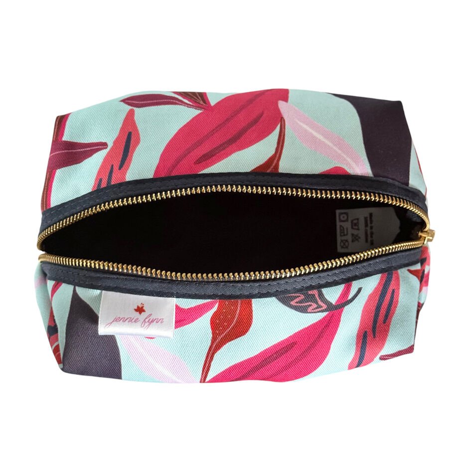 NEW Palm Lily Large Makeup Bag