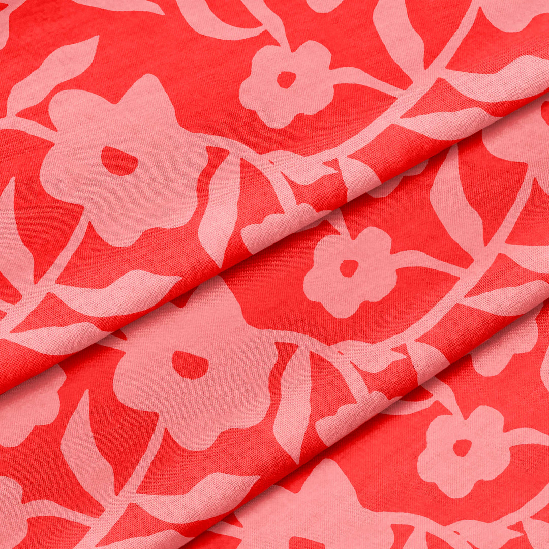Sakura Red Fabric
