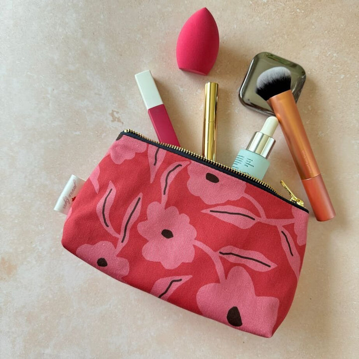 NEW Kyoto Pink Small Makeup Bag