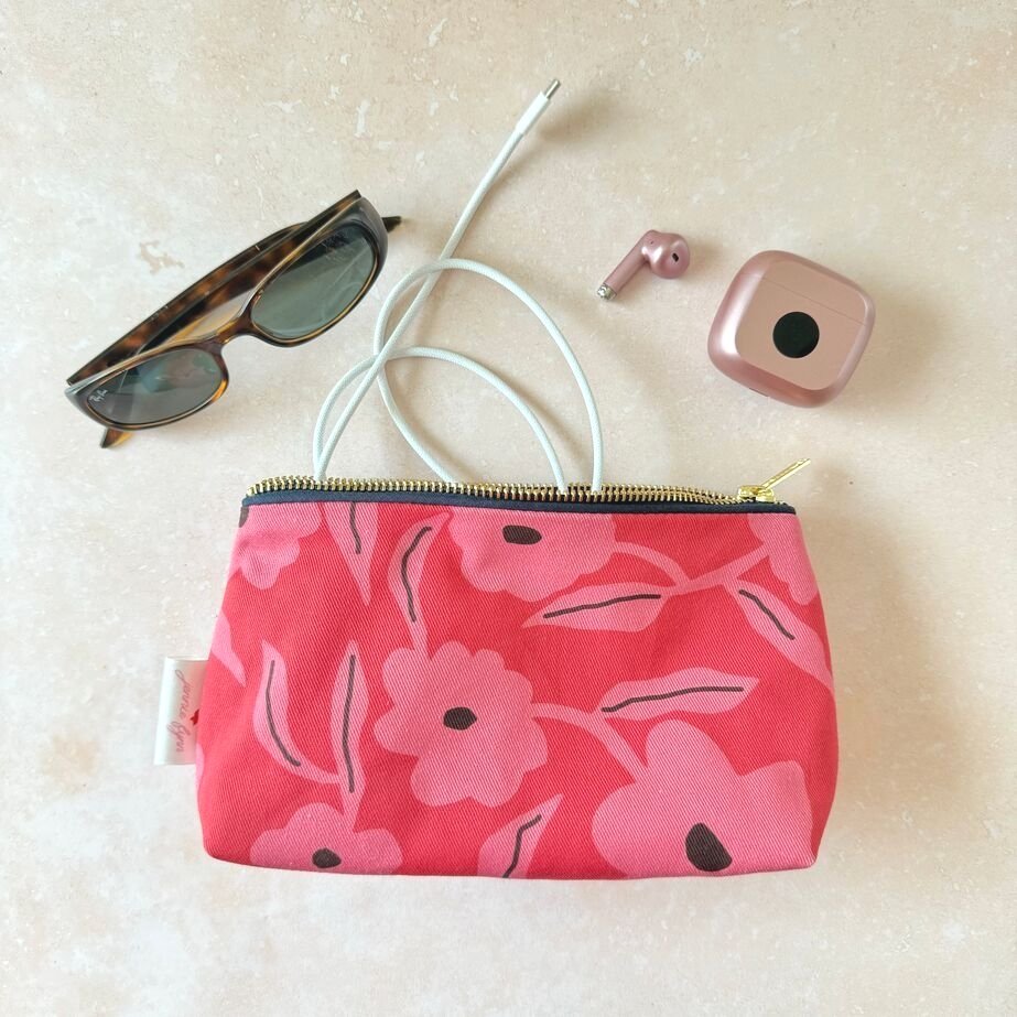 NEW Kyoto Pink Small Makeup Bag