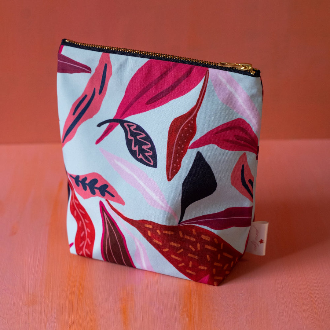 Palm Lily Large Wash Bag/Makeup Bag