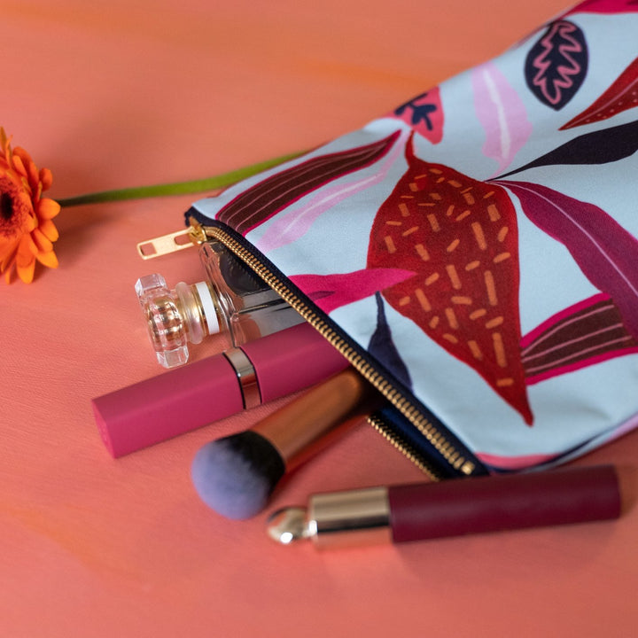 Palm Lily Large Wash Bag/Makeup Bag