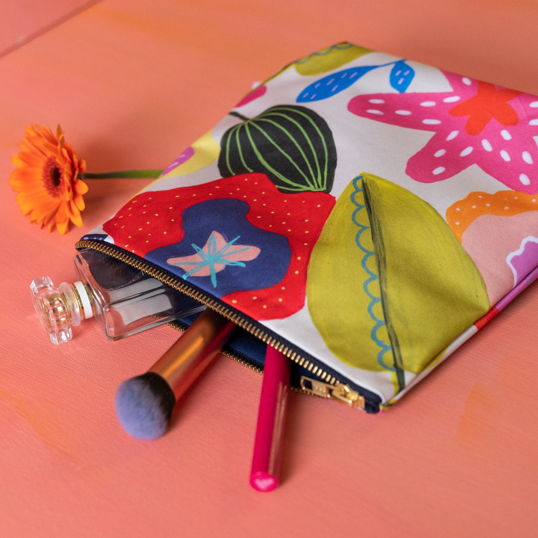 Midsummer Patterned Large Wash Bag/Makeup bag