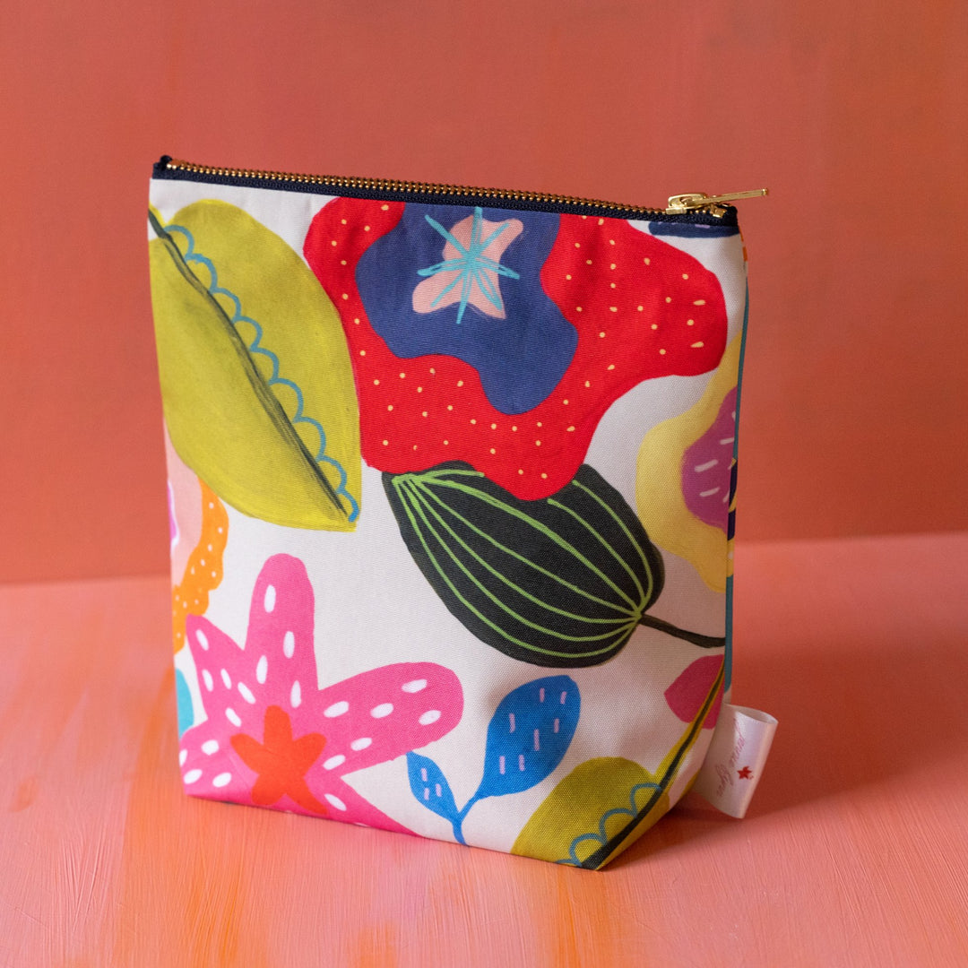 Midsummer Patterned Large Wash Bag/Makeup bag