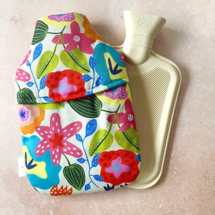 Midsummer Hot Water Bottle Cover and Hot Water Bottle