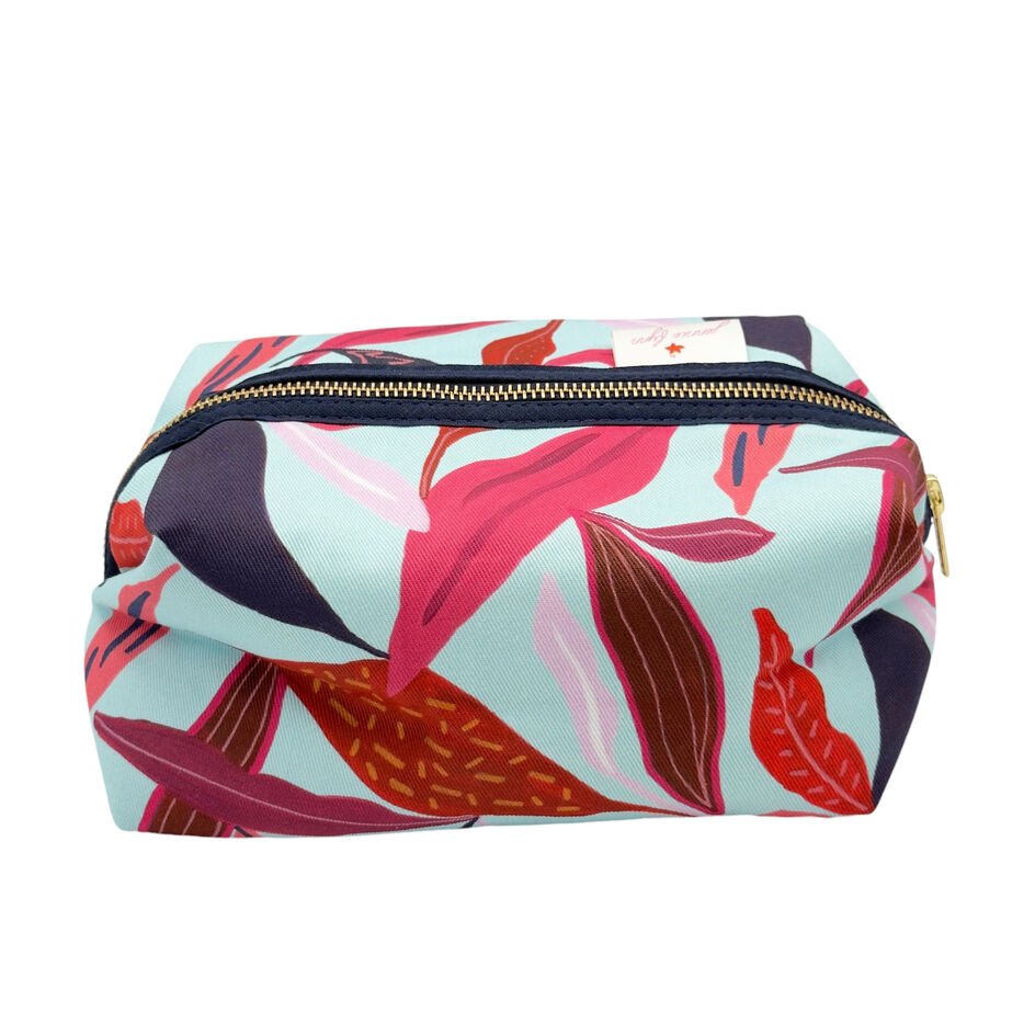 NEW Palm Lily Large Makeup Bag