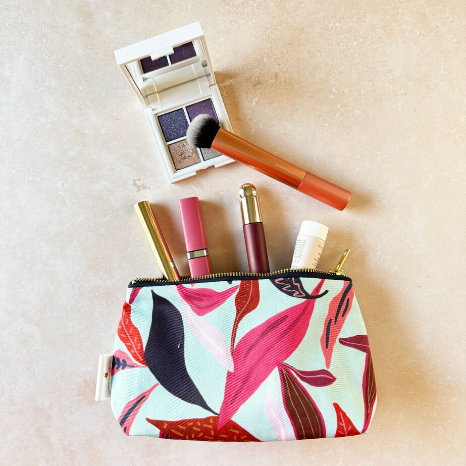 Palm Lily Makeup Bag Set