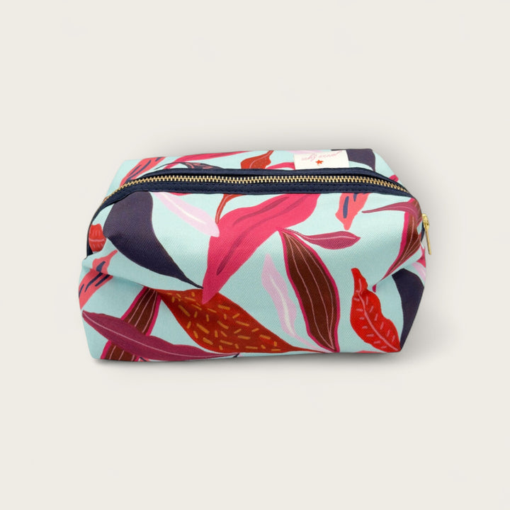 Palm Lily Large Makeup Bag